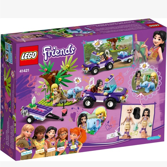 Brand New! LEGO Friends Baby Elephant Jungle Rescue (Retired Product). Ages: 6+ - Picture 8 of 8